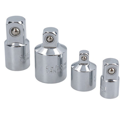 4pc Adapter Adaptor Set Ratchets Sockets Step Up & Down