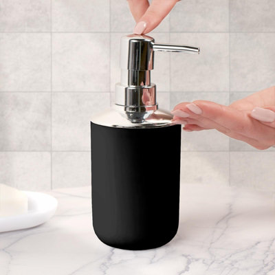 4PC Bathroom Accessories Set Soap Dispenser Holder Tumbler Toothbrush - 3