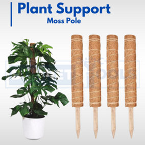 4pc Coir Plant Support Moss Pole Plants