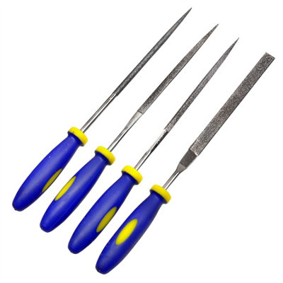 4pc Mini Needle File Warding File Set Precision Model Work Woodwork