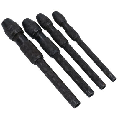 3 Set Pin Vise Type Chuck Single End Lock Nozzle Gold Jewelry Making Repair Tool For Wood Handle Precision Craftsmen, Hobbyists, DIY Enthusiasts