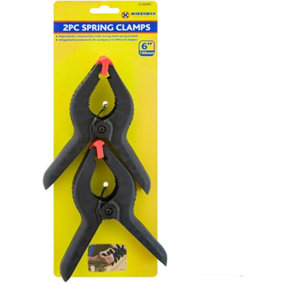 4pc Plastic Spring Clamps 6 Inch Hand Tool Diy Clips Tarpaulin Market Workshop