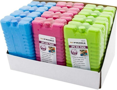 4Pc Reusable Freezer Cool Block Ice Cube Pack Cooler Bag Bar Picnic ...