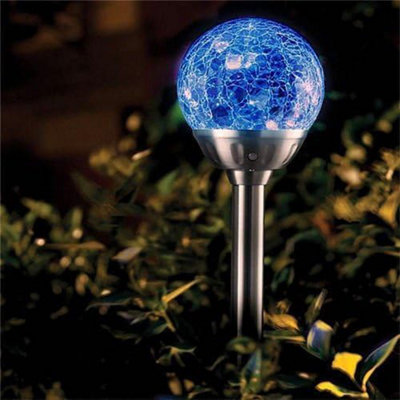 4pc Solar Powered Globe Lights Outdoor Solar Lights - 4