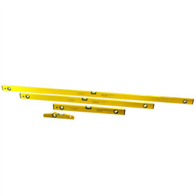 4pc Spirit Level Set 0.5 Mm/M With Ba 24" 72" 48" & 10" Scaffold Level