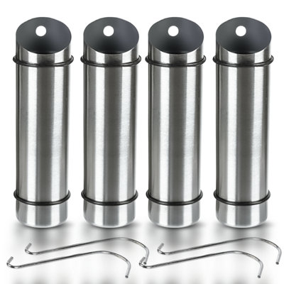 4Pc Stainless Steel Radiator Hanging Humidifiers Air & Water Humidity Control Set