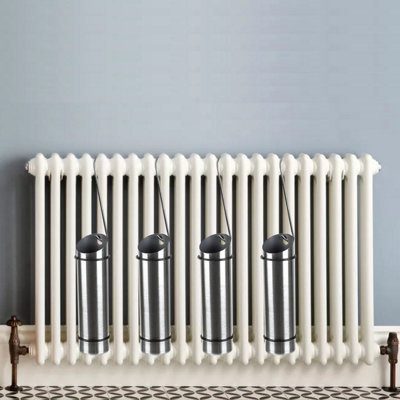 4Pc Stainless Steel Radiator Hanging Humidifiers Air & Water Humidity Control Set