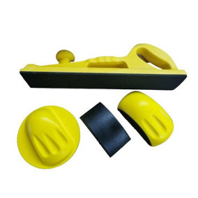 4pc Yellow Hand Sanding Block Kit