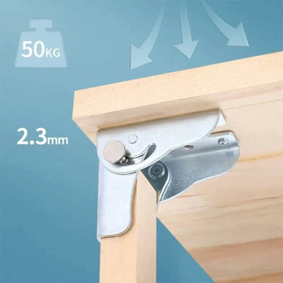 Self Supporting Folding Table Hingenull