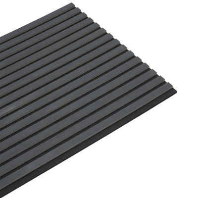 4Pcs Acoustic Slat Wall Panel Wooden Slatted Wall Paneling Black Wood ...