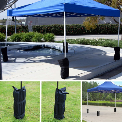 4PCS Gazebo Pole Sandbags Secure Leg Weights for Marquee, Market