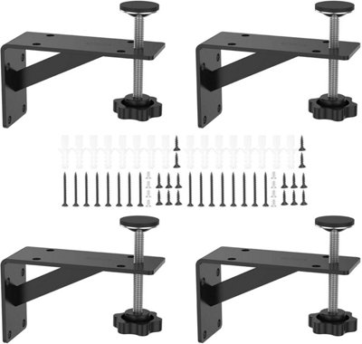 4pcs Heavy Duty Adjustable Undermount Sink Support Brackets with ...