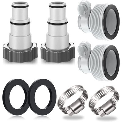4PCS Pool Hose Adapter Pool Adapter Pool Adapte Pump Hose Adapter Pool ...