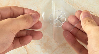4pcs Self Adhesive Transparent Wall or Door Hooks for Hanging Clothes Towels etc