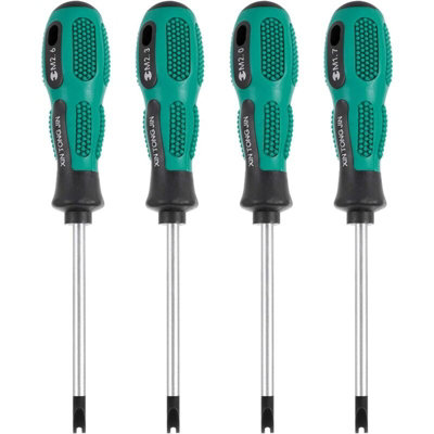 4pcsset Screwdriver Bits U Fork Magnetic Grooved Screwdriver CRV ...