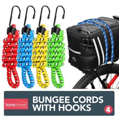 VBEST Bungee-Seile Set – 12 Stück, Je 81,3 Cm, Schwarz, Mit Haken – Für Camping, Transport & Outdoor