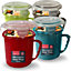 4pk Soup Containers with Lids - Microwavable Soup Mug with Lid - 700ml Microwave Bowl Soup Storage Containers