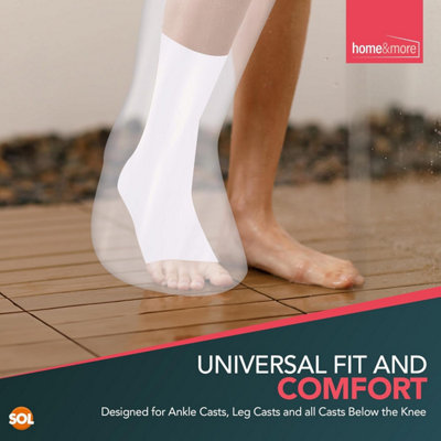 4pk Waterproof Half Leg Cast Cover for Shower Boot Guard Plaster and ...