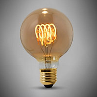 4W E27 ES Vintage Edison G80 LED Light Bulb 1800K T-Spiral Filament High CRI Dimmable - SE Home