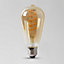 4w E27 ES Vintage Edison ST64 LED Light Bulb 1800K Spiral Filament Teardrop High CRI Dimmable - SE Home