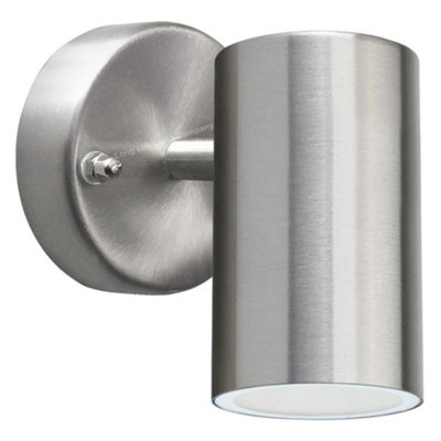 4w Modern Outdoor LED Stainless Steel Single Wall Light Warm White ZLC314