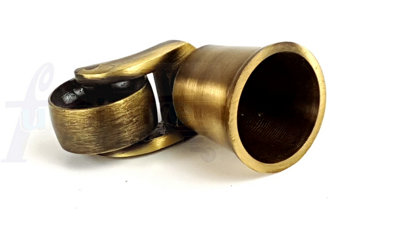 4x ANTIQUE BRASS CASTOR & CUP REPLACMENT 32mm ANTIQUE BRASS CASTORS FIX WITH SCREW OR BOLT NOT SUPPLIED