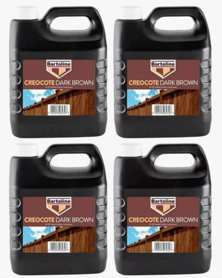 Bartoline Creosolve / Creocote 4 Ltr - Various Colours | Buy