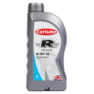 4x Carlube Engine Oil 1L Triple R 20W50 API SB CB Mineral 1 Litre R-TEC ...