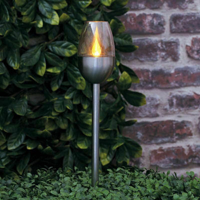 4x Garden Solar Stake Lights Lamps