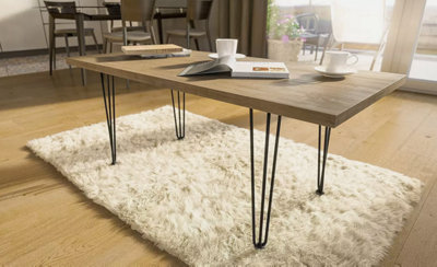 4x Hairpin Legs Hair Pin Legs Set for Furniture Bench Desk Table