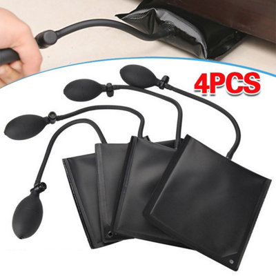 4x Inflatable Air Wedge Bag Pump Up Cushion Door Window Leveling Tool