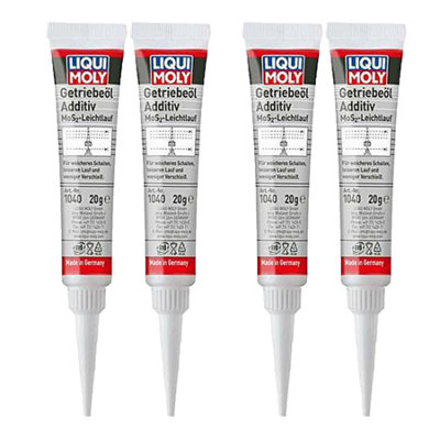 4x Liqui Moly Gear Oil Additive MoS2 20g Smooth Change Manual Gearbox ...