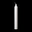 4x Prices 10 White Household Candles 5H Burn Time 17cm x 1.8cm