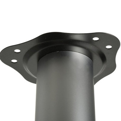 4x Round Table Legs Breakfast Bar Worktop Support Kitchen Round Matt ...