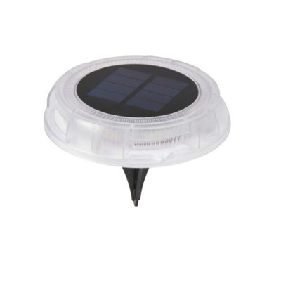 4x Smart Garden DecorDisk Super Bright Solar Decking Path Border Entrance Lights - 7