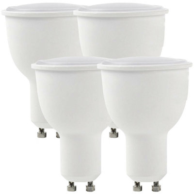4x WiFi Colour Changing LED Light Bulb 4.5W GU10 Warm Cool White Dimmable Lamp