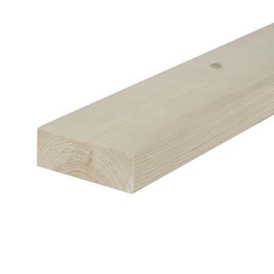 4x1.5 Inch Planed Timber (L)1800mm (W)94 (H)32mm Pack of 2