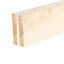 4x1 Inch Planed Timber (L)1200mm (W)94 (H)21mm Pack of 2