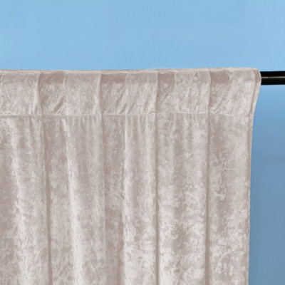 3x3M Crushed Velvet Backdrop, Photography Background Blackout Curtain - Royal Blue