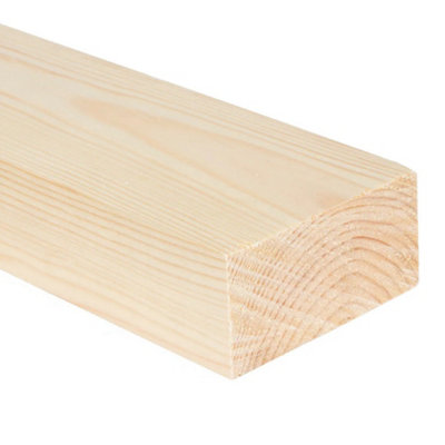 4x2 Inch Planed Timber  (L)1200mm (W)94 (H)44mm Pack of 2