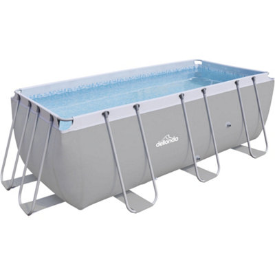 4x2m Premium Garden Swimming Pool with Filter Pump - Perfect for Kids ...