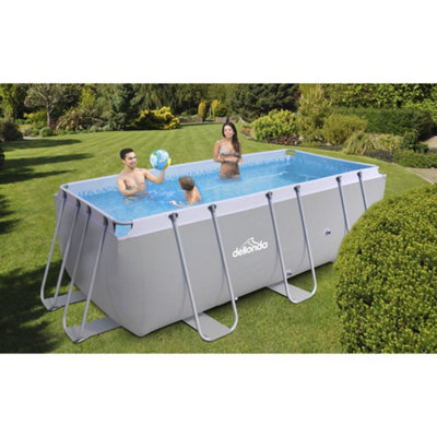 4x2m Premium Garden Swimming Pool with Filter Pump - Perfect for Kids ...