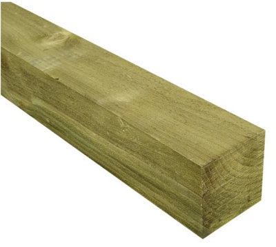 4x4 Treated Fence posts 2.4m long  (100x100mm) pack of 2 (DELIVERY inc)