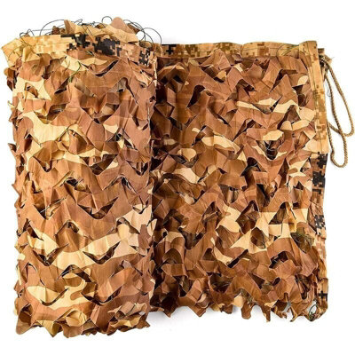 4X5 Meters, Rectangular Camouflage Mesh Shade Sail, Camouflage Design