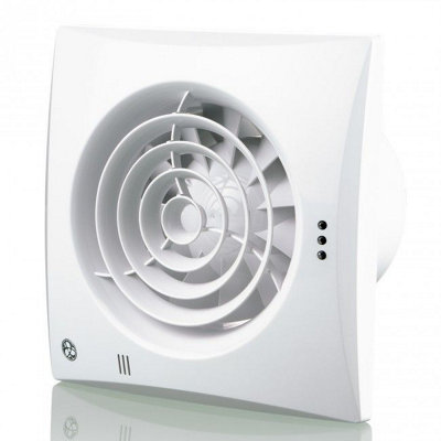 5" 125mm Blauberg Calm Low Noise Energy Efficient Bathroom Utility Room Extractor Fan White - Pull Cord - CALM 125 S Price Comparisons | Compare The Build