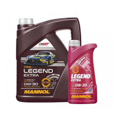 5+1L MANNOL 0w30 Fully Synthetic Engine Oil C2/C3 WSS-M2C950-A LL12FE, MB229.51