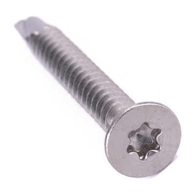 5.5 X 80 Six Lobe Csk Self Drilling Screw 25 Pack DIN 7504-O A2 ...