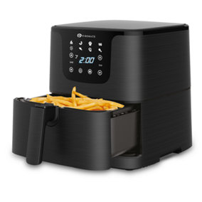 5.5L Digital Air Fryer with Timer and Low Fat Oil Free  Black