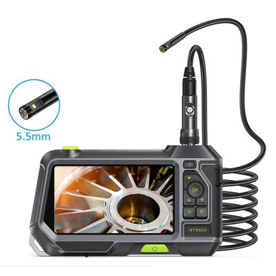 5.5mm Dual Lens Cavity Camera and Endoscope with 5 inch HD IPS Monitor