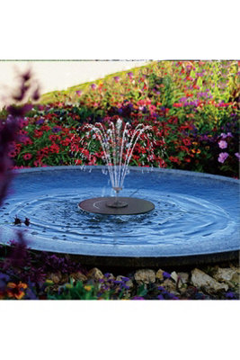 5.5W Solar Powered Water Pump Battery Fountain for Birds — free download